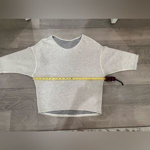 Reversible oversized sweater